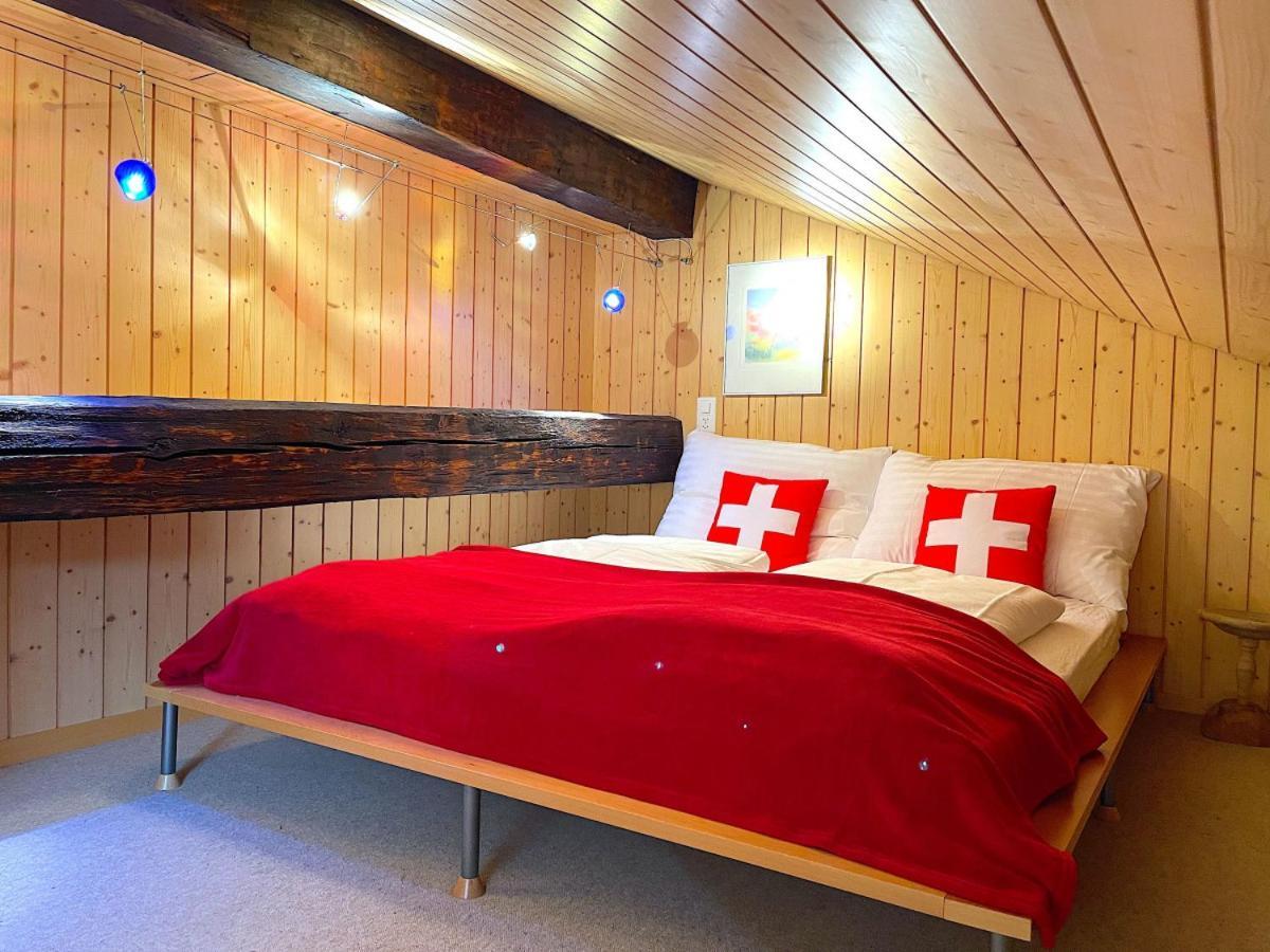 Swisshut Stunning Views Alps Lake - Chalet Erli Därligen Eksteriør bilde